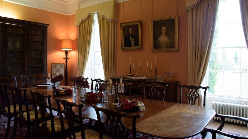 The dining room