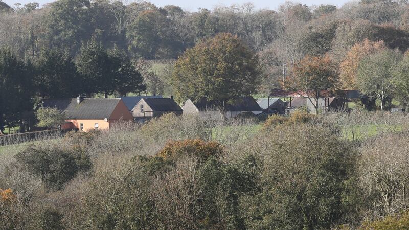 The farm in Kanturk, northeast Co Cork, where the bodies of Tadg O’Sullivan and his two sons, Diarmuid and Mark, were found. Photograph: Niall Carson/PA Wire