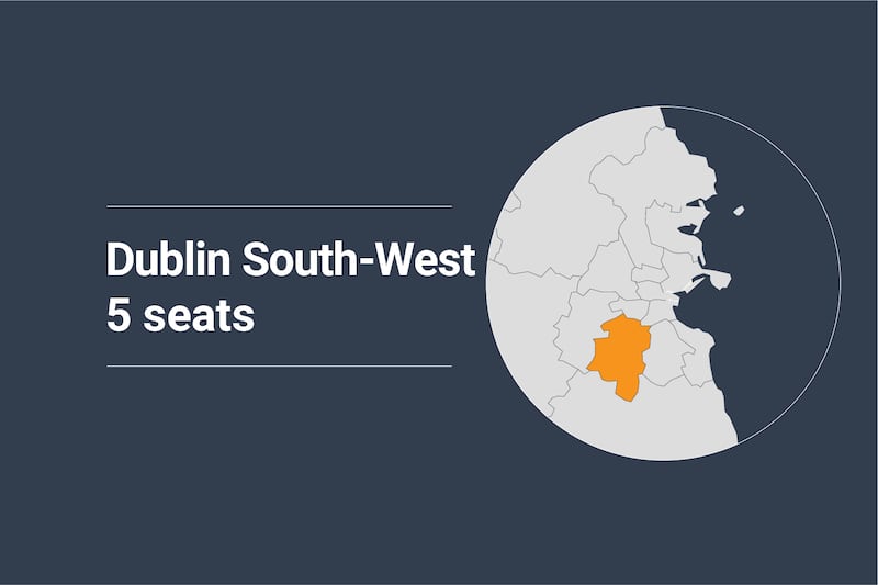 Dublin South-West Constituency map