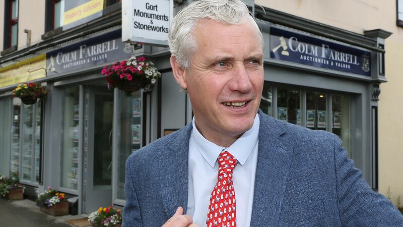 Auctioneer Colm Farrell at his office in Gort, Co Galway. Photograph: Joe O’Shaughnessy