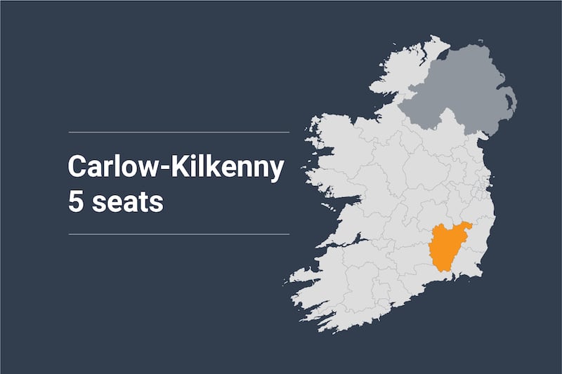 Carlow Kilkenny Constituency map