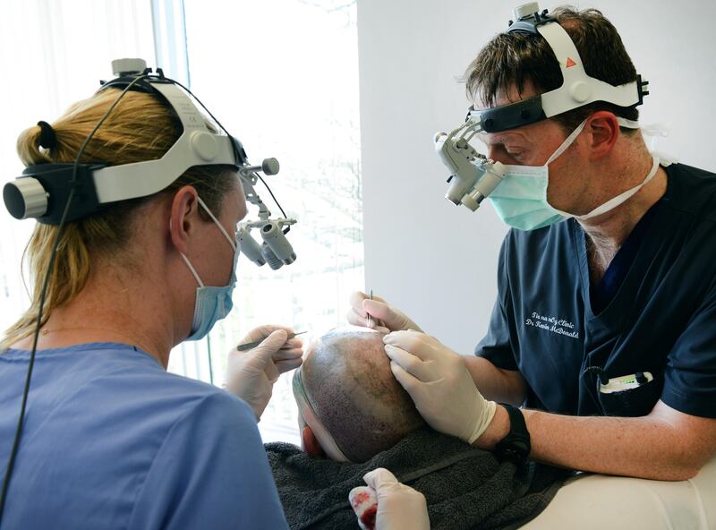 Dr Kevin McDonald at Tir na nÓg Clinic. Photograph: David O'Shea