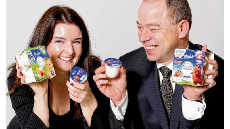 Emma Walls and Vincent Cleary, Glenisk: New yogurts for babies and children