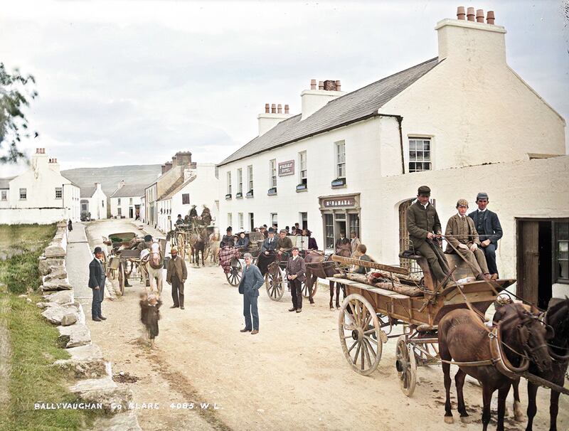 Ballyvaughan, Co Clare, circa 1880–1900. Photograph courtesy of Old Ireland In Colour/National Library of Ireland