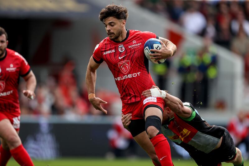 Toulouse's Romain Ntamack is the best defensive French outhalf and a player for clutch moments. Photograph: Gary Carr/Inpho