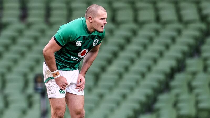 Jacob Stockdale has been left out of the Ireland squad for the Six Nations. Photo: Dan Sheridan/Inpho