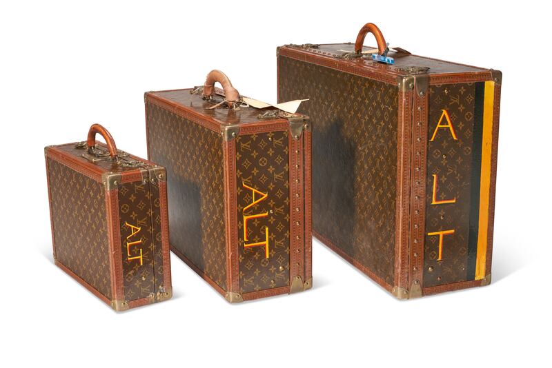 André Leon Talley's Louis Vuitton luggage