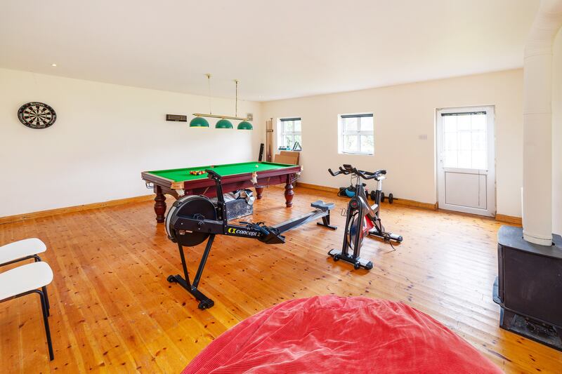 The garden room is used as a teenagers' den