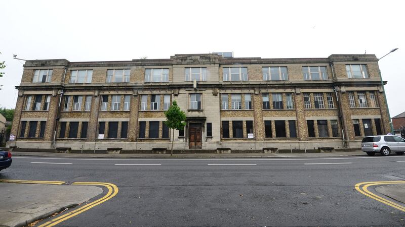 The former Player Wills site on South Circular Road is set to accommodate up to 1,400 new homes. Photograph: Dara Mac Dónaill