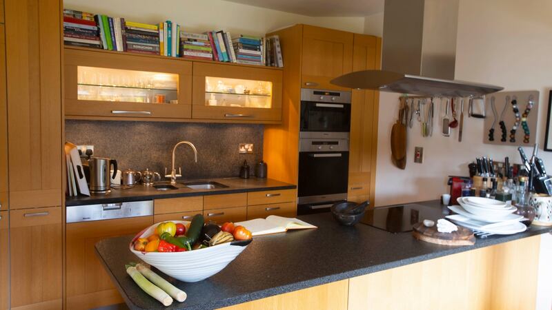 Ken Madden and  Beth-Ann Smith’s kitchen where they try out recipes for their  Lismore Food Company. Photograph: Patrick Browne