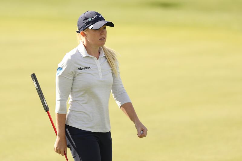 Stephanie Meadow in action during the LPGA Drive On Championship at Superstition Mountain and Golf Country Club in Apache Junction, Arizona. Photograph: Meg Oliphant/Getty Images