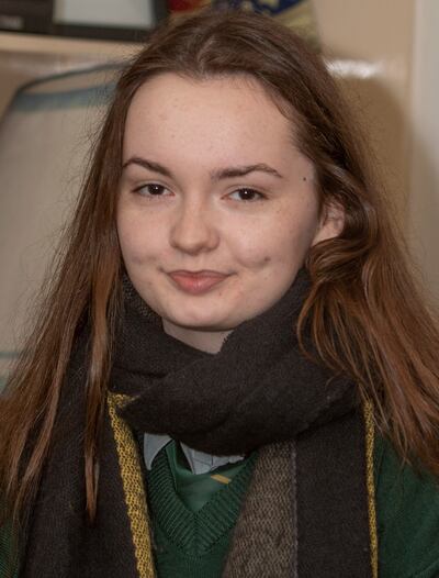 Moville student Ella McGrory. Photograph: North West Newspix