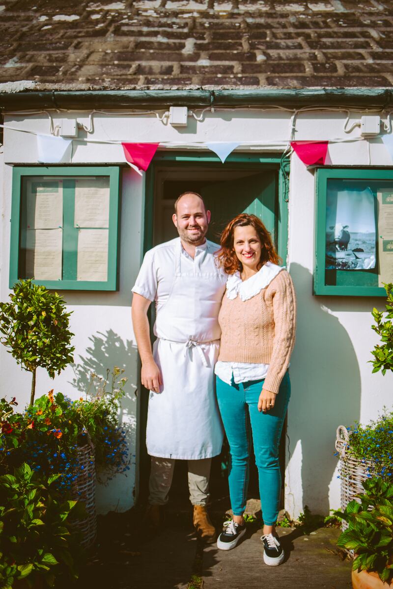 Robbie and Sophie McCauley, owners of Homestead Cottage, Doolin, Co Clare. Photograph: Five Elements Photography