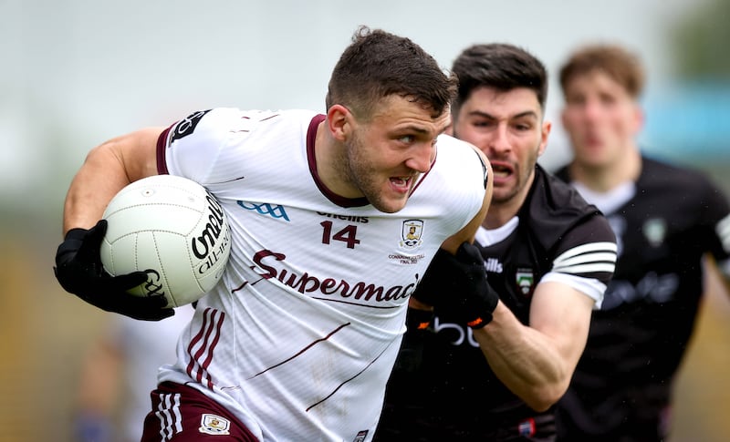 Damien Comer: the ramifications of the powerful full forward's absence were huge last Sunday. Photograph: Ryan Byrne/Inpho 