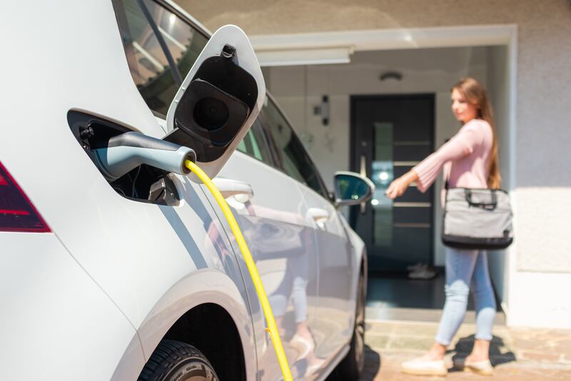 A home charger is the most practical and economical way for EV owners to recharge. Photograph: iStock