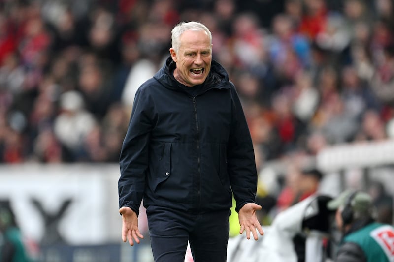 Christian Streich, SC Freiburg's long-serving coach, spoke of the pressure on modern coaches: 'The club loses two, three games, and people lose their minds and spread things on social media, it’s terrible.' Photograph: Matthias Hangst/Getty Images