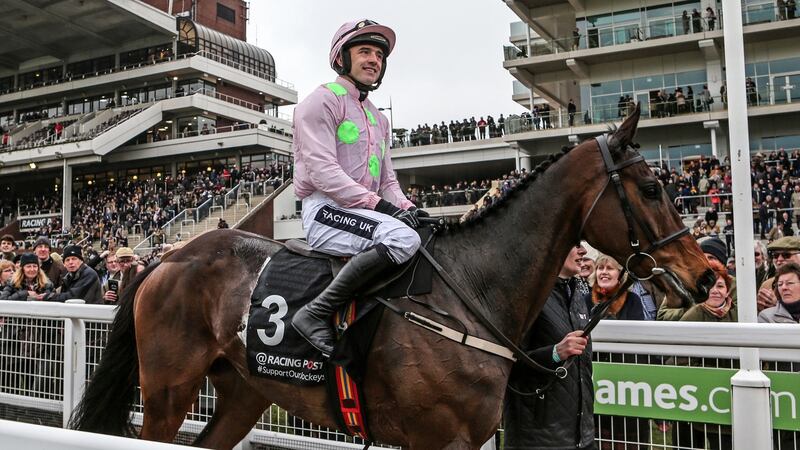 Douvan and Ruby Walsh after their Arkle victory in 2016. Photograph: Dan Sheridan/Inpho