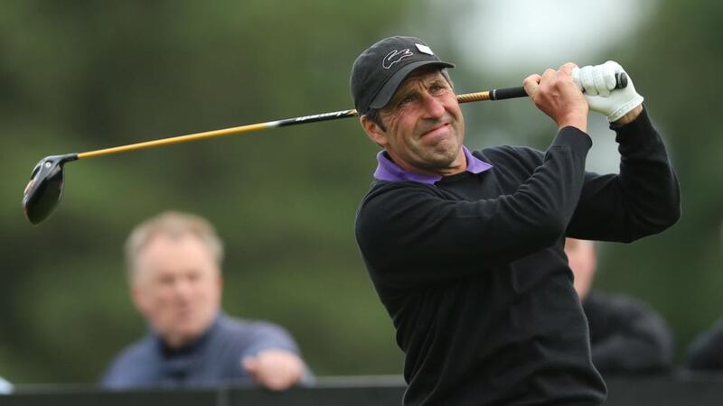 Spain’s Jose Maria Olazabal during day two of the Irish Open at Carton House. Photograph:  Niall Carson/PA