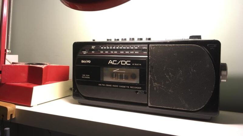 Prized possession: Sorca McGrath’s radio cassette recorder