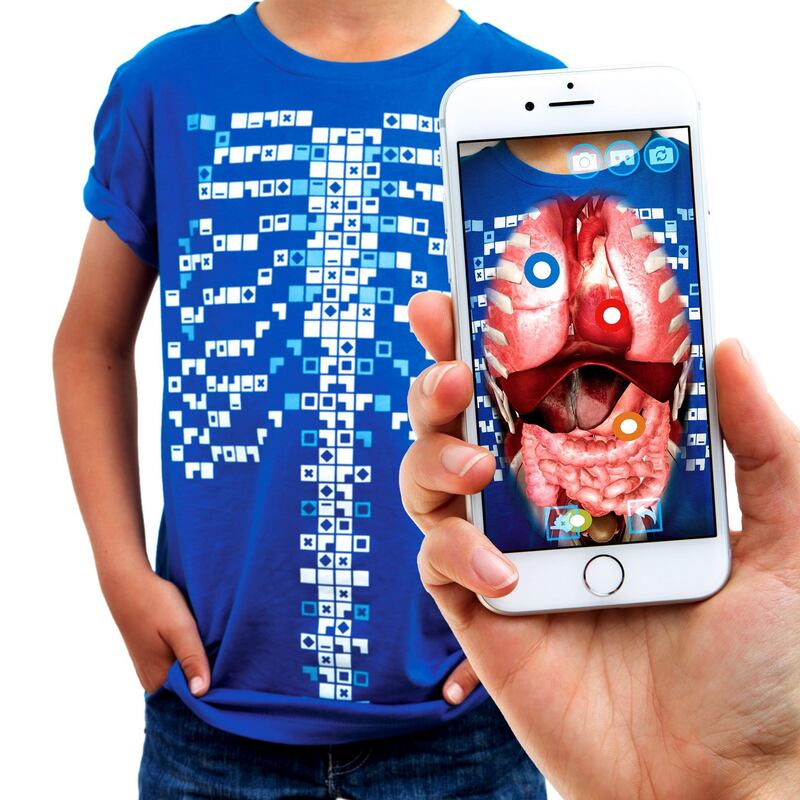 Virtuali-tee T-shirt and smartphone app