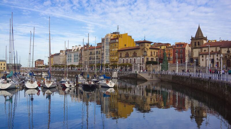 Boats at Port Marina, Gijon.