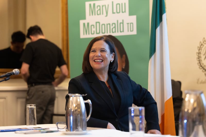 Sinn Féin leader and TD Mary Lou McDonald. Photograph: Sam Boal/Collins Photos 

