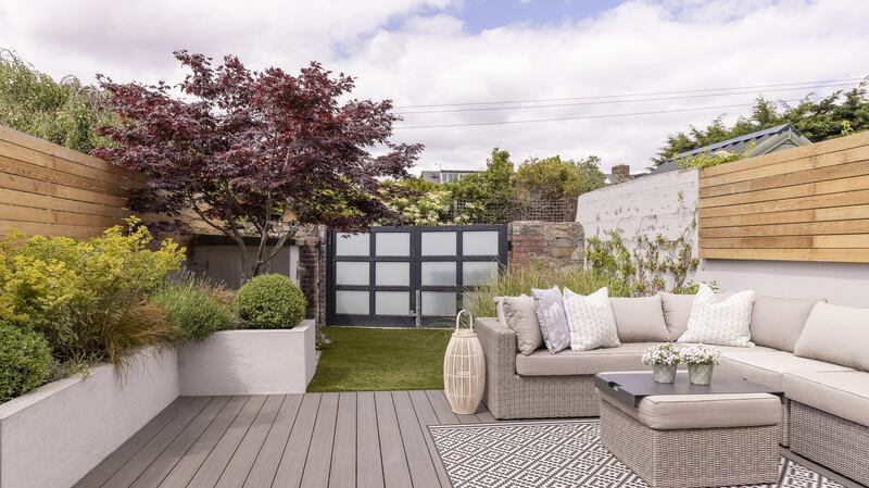 Back garden of 20 Gilford Avenue, Sandymount