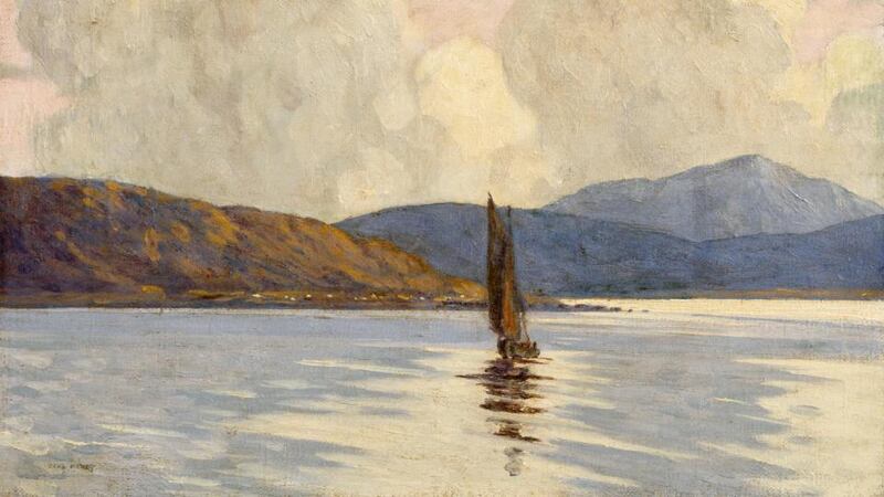 “Sailing Boat on a Loch” by Paul Henry. Estimate: €60,000-€80,000