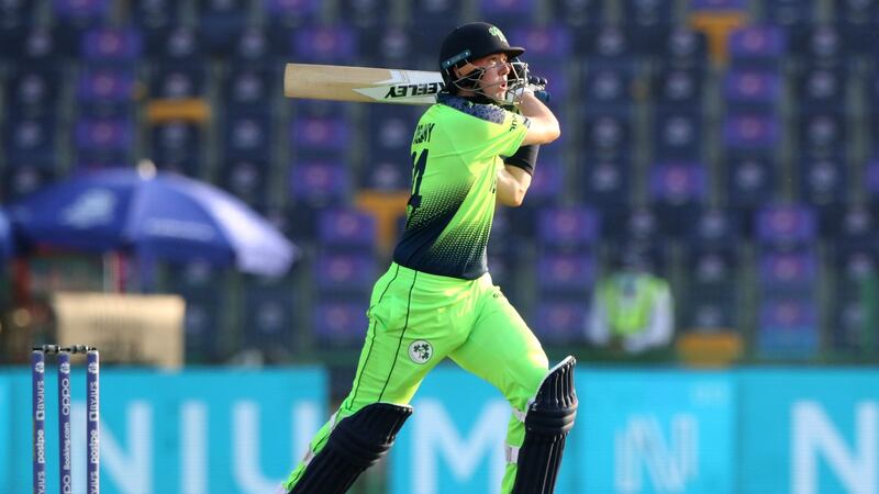 Gareth Delany batting for Ireland during their frustrating World Cup campaign. Photograph: Pankaj Nangia/Inpho