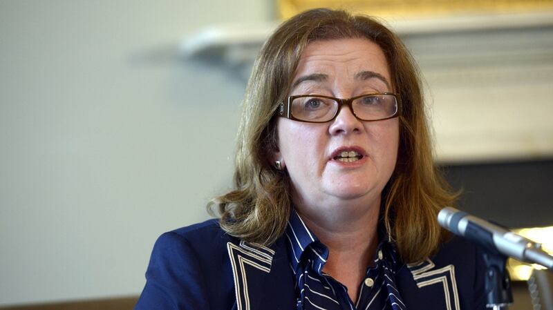 Susan Lohan of the Adoption Rights Alliance (ARA) recalled  how they had informed every minister for children since 2001 that the birth certificates of people adopted through St Patrick’s Guild had been falsified. Photograph: Brenda Fitzsimons