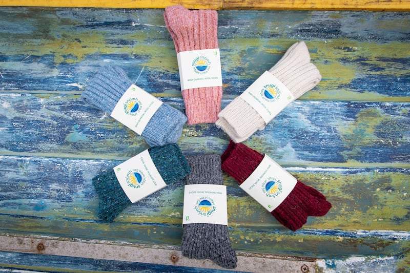 Snugí Snamh Donegal socks, €18 @snugibabog.com