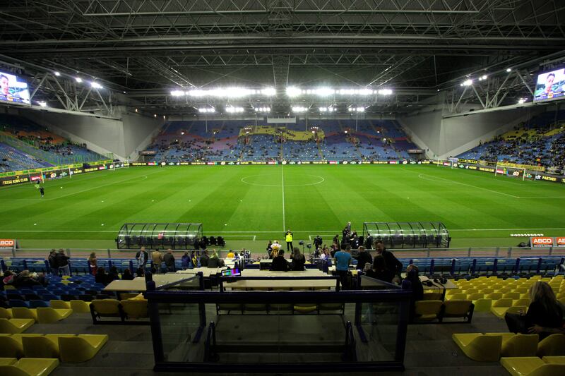 Gelredome stadium, home of Dutch Eredivisie side, Vitesse Arnherm. Photograph: Anoek de Groot / EuroFootball/Getty Images 