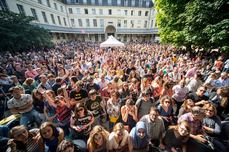 The Fête de la Musique, held on the summer solstice, draws the largest crowds to the CCI. Photograph: Julien Mouffron-Gardner