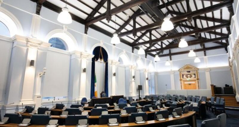 The outgoing Seanad continues in existence until the close of voting for the new Upper House, in this case March 30th. File photograph: Tom Honan