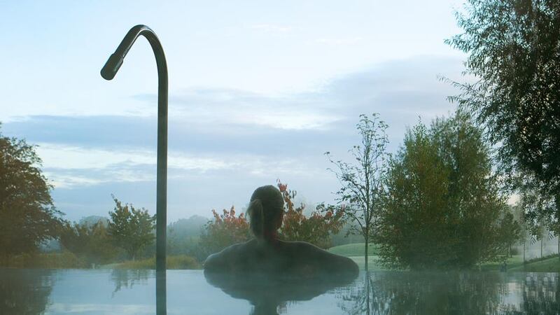 The infinity pool at Lyrath Estate