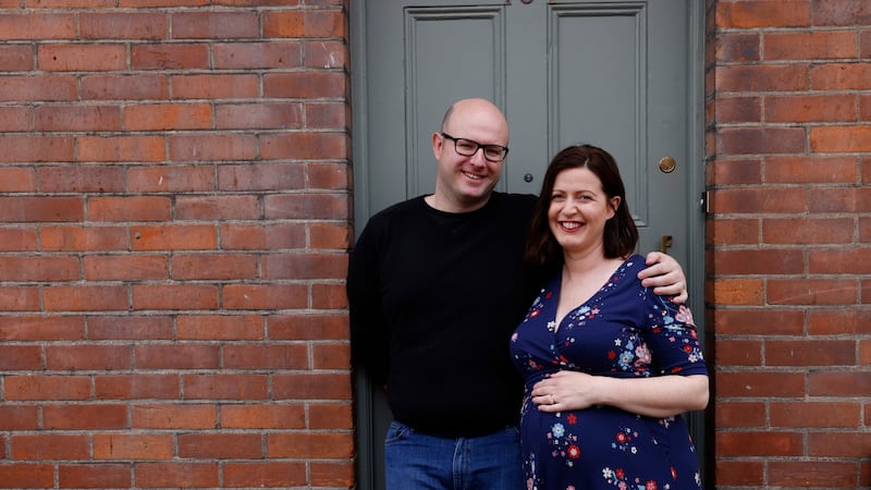 Róisín Matthews and her husband Rob Mullen-Reynolds at their home in Drogheda. Photograph: Alan Betson/The Irish Times.