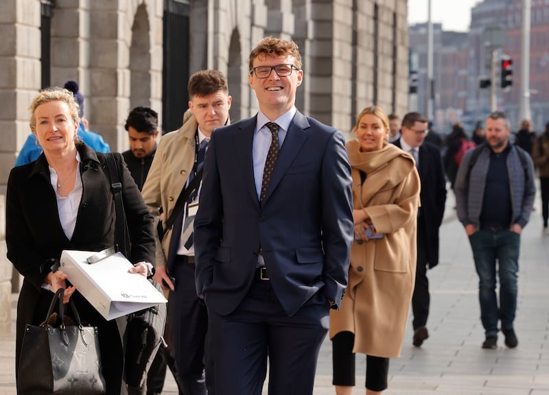 Paddy Cosgrave arrives to the court ahead of the case. Photograph: Alan Betson / The Irish Times

