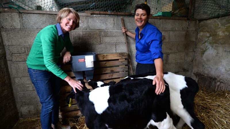 Lisa Fingleton and, right, Rena Blake at their home just outside Ballybunion, Co Kerry. Photograph: Domnick Walsh