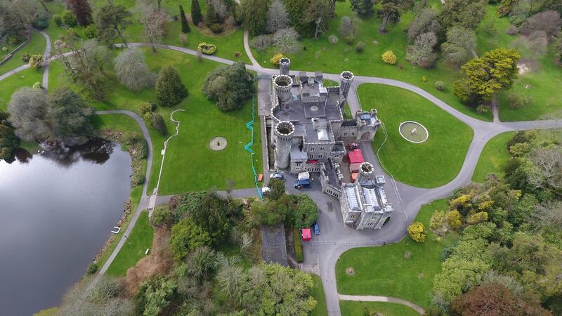 Drone view of Johnstown Castle