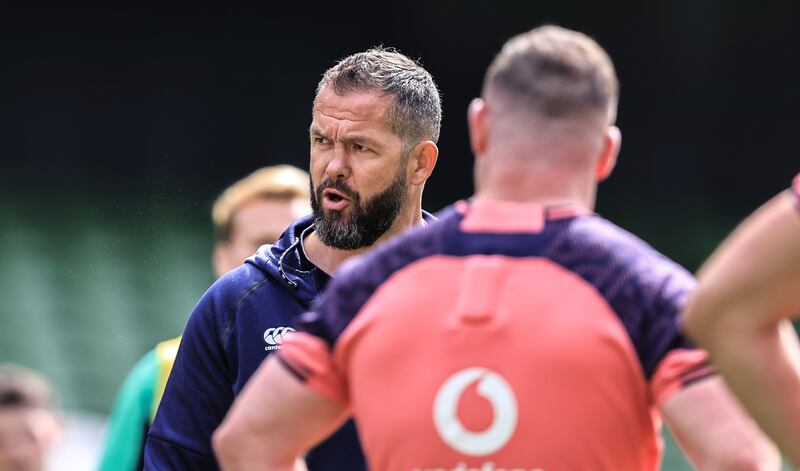 For Andy Farrell, this will be his fourth World Cup as a player or coach. File photograph: Inpho