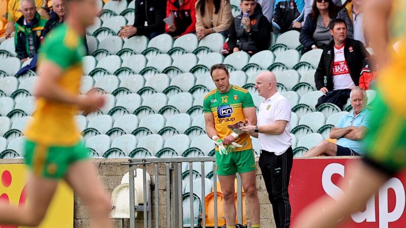 The realisation for Donegal supporters that Michael Murphy is in the final phase of an extraordinary football career is sharpening. Photograph: James Crombie/Inpho