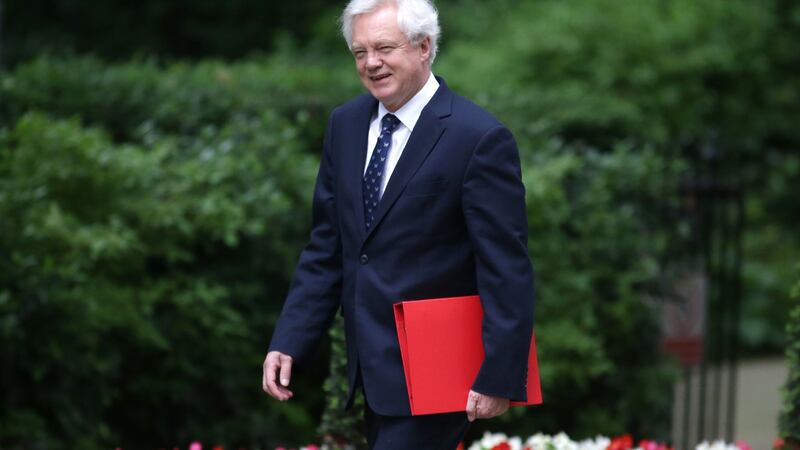 Britain’s Brexit secretary  David Davis arrives at 10 Downing Street in central London for the weekly cabinet meeting on June 5th, 2018.  Daniel Leal-Olivas/AFP/Getty Images