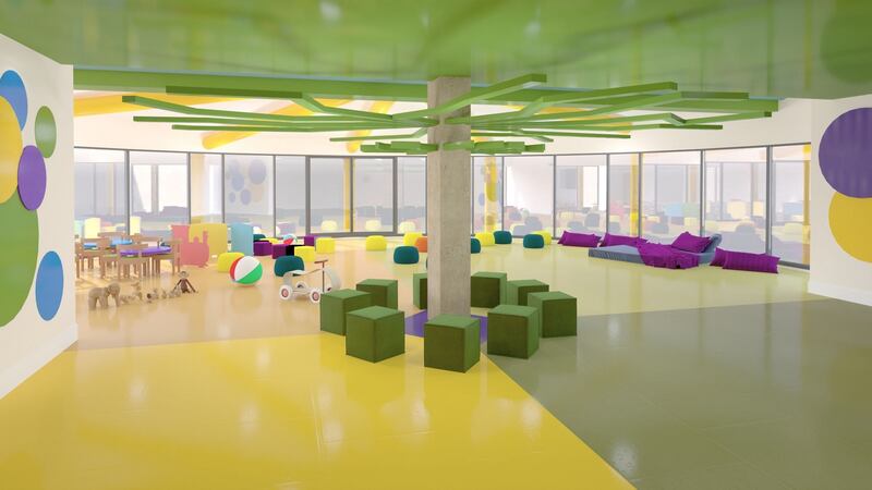 Artist’s impression of the early years classroom at Nord Anglia International School Dublin, due to open in September.