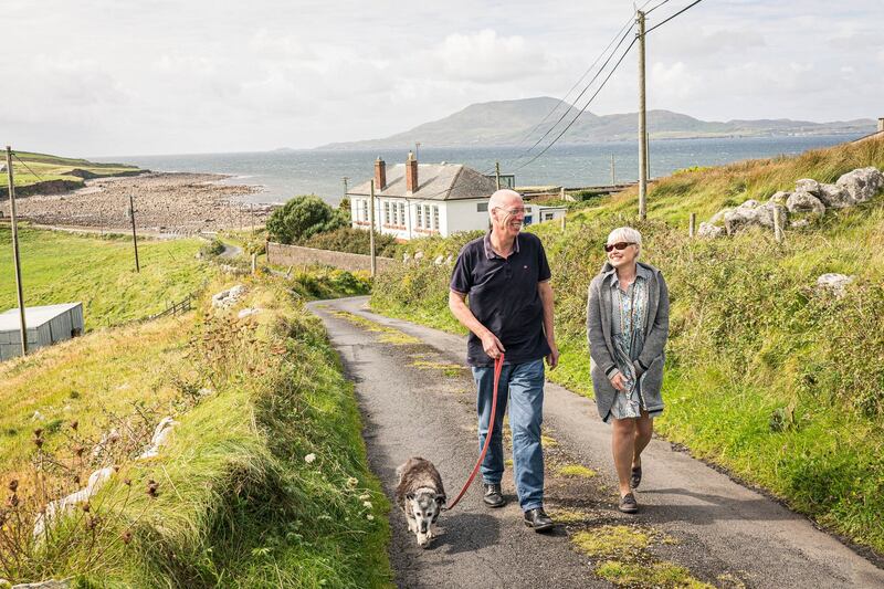 Neil Paul and Bríd Conroy at their home in Co. Mayo. Photograph: Keith Heneghan