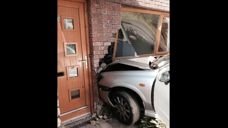 Gardaí released photographs of the damage  and issued an appeal to the driver to contact them.