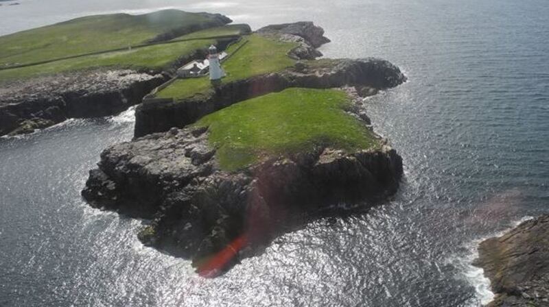 A seven acre plot on Rathlin O’Birne Island which includes two cottages formerly used by  lighthouse keepers  has gone on sale. Photograph: DNG Dorrian/MyHome.ie