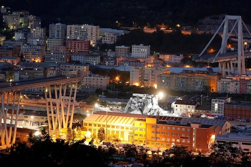Genoa bridge collapse kills at least 35 as search for survivors continues