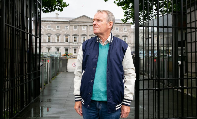 Brian Stanley at Leinster House. Photograph: Collins