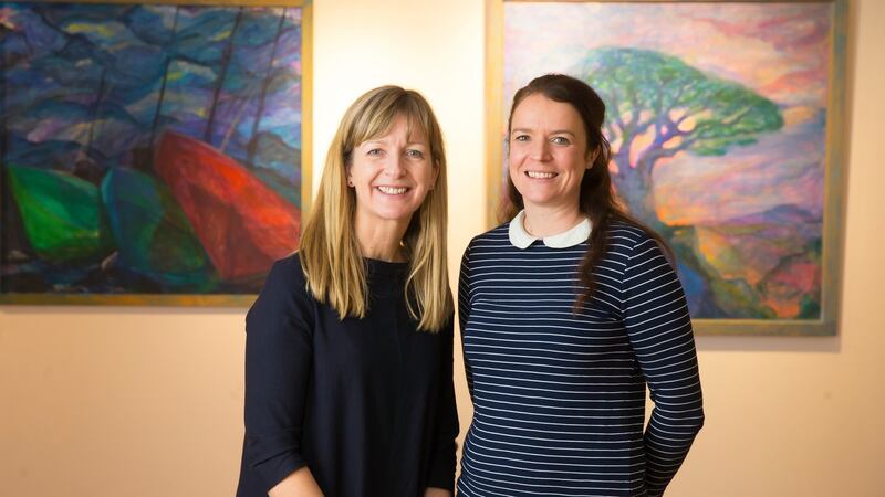 Maeve Butler acting Assistant Arts Director and Claire Meaney acting Arts Director of the Waterford Healing Arts Trust. Photograph: Patrick Browne