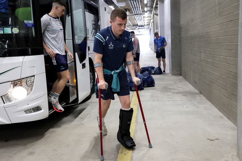 Limerick's Peter Casey is a big loss for John Kiely's side. Photograph: Laszlo Geczo/Inpho